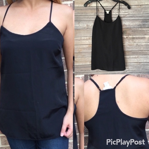 J. Crew Tops - 5️⃣for2️⃣5️⃣J.Crew size 2 Black top Tank